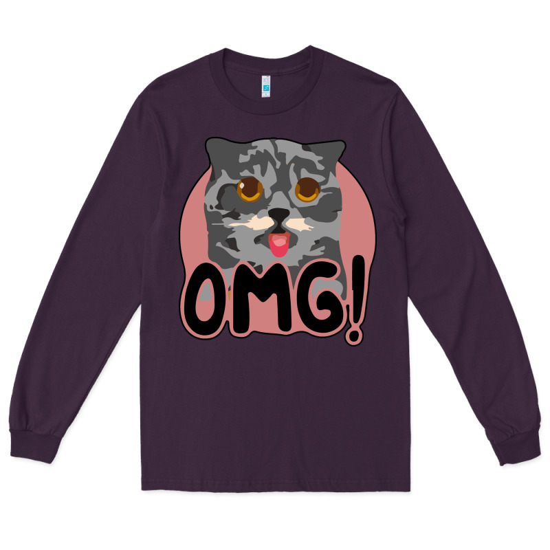 Omg Cat Long Sleeve Tee by Bettercallsaul | Teevron