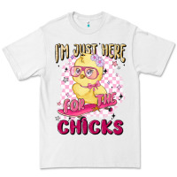 White i'm just here for the chicks Premium Tee - MaliasSmallBusiness