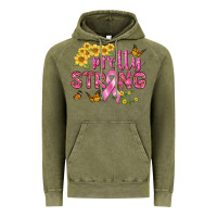 Vintage Olive Pretty Strong Vintage Hoodie - BundleAndBundleShop