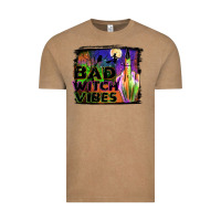 Vintage Coffee bad witch vibes Vintage Tee - JahusDesignShop