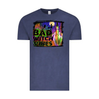 Vintage Denim bad witch vibes Vintage Tee - JahusDesignShop