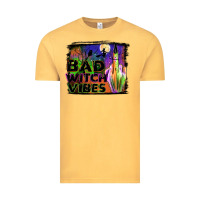 Vintage Mustard bad witch vibes Vintage Tee - JahusDesignShop