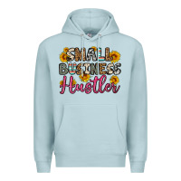 Blue Mist small business hustler Premium Hoodie - OliviaCreatesArt