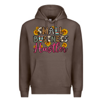 Coffee small business hustler Premium Hoodie - OliviaCreatesArt