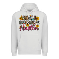 Dove Grey small business hustler Premium Hoodie - OliviaCreatesArt