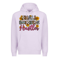 Lilac small business hustler Premium Hoodie - OliviaCreatesArt