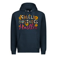 Navy small business hustler Premium Hoodie - OliviaCreatesArt