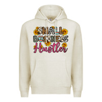 Oatmeal Heather small business hustler Premium Hoodie - OliviaCreatesArt