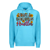 Ocean Blue small business hustler Premium Hoodie - OliviaCreatesArt
