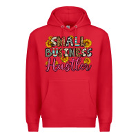 Red small business hustler Premium Hoodie - OliviaCreatesArt