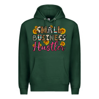 Sports Green small business hustler Premium Hoodie - OliviaCreatesArt