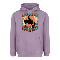 Lavender American rodeo Heavyweight Hoodie - FaDigitalArtStudio