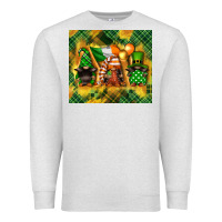 Oatmeal Heather St. Patrick's Day gnome Premium Sweatshirt - FaDigitalArtStudio