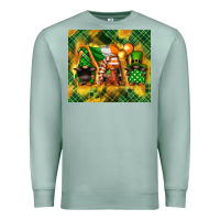 Seafoam St. Patrick's Day gnome Premium Sweatshirt - FaDigitalArtStudio