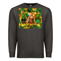 Smoke St. Patrick's Day gnome Premium Sweatshirt - FaDigitalArtStudio