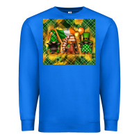 True Royal St. Patrick's Day gnome Premium Sweatshirt - FaDigitalArtStudio