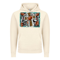 Vintage Artic football cross aztec leopard background Vintage Hoodie - RanaPortraitStore