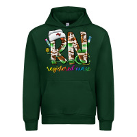 Forest Green rn registered nurse Urban Hoodie - CowhideDigitalArt
