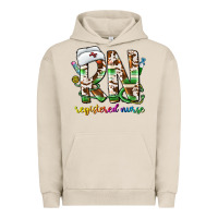 Pigment French Oak rn registered nurse Urban Hoodie - CowhideDigitalArt