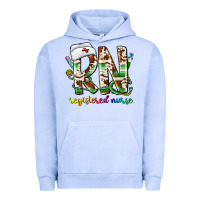Pigment Grape Ice rn registered nurse Urban Hoodie - CowhideDigitalArt
