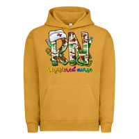 Pigment Peanut Butter rn registered nurse Urban Hoodie - CowhideDigitalArt