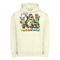 Pigment Pistachio rn registered nurse Urban Hoodie - CowhideDigitalArt