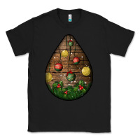 Black christmas  teardrop Classic Tee - BundleAndBundleShop