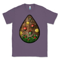 Lavender christmas  teardrop Classic Tee - BundleAndBundleShop