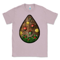 Lilac christmas  teardrop Classic Tee - BundleAndBundleShop