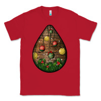 Red christmas  teardrop Classic Tee - BundleAndBundleShop