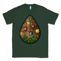 Sports Green christmas  teardrop Classic Tee - BundleAndBundleShop