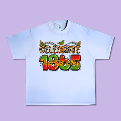 Celebrate 1865 Juneteenth Urban Heavy Tee Designed By Lillyallendesigns
