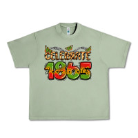 Oil Green celebrate 1865 juneteenth Urban Heavy Tee - LillyAllenDesigns