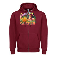 Burgundy Easter Day Camper Zipper Hoodie - HowdyJamesFarm