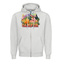 Dove Grey Easter Day Camper Zipper Hoodie - HowdyJamesFarm