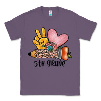 Lavender peace love 5th grade Classic Tee - JahusDesignShop