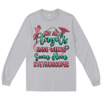 Moon Dust not all angels have wings some have stethoscopes Long Sleeve Tee - RanaPortraitStore