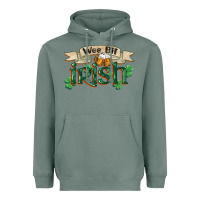 Sage wee bit irish st patricks day Heavyweight Hoodie - FaDigitalArtStudio