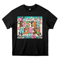 Black easter nurse Heavy Core Tee - NancyCooperArtShop
