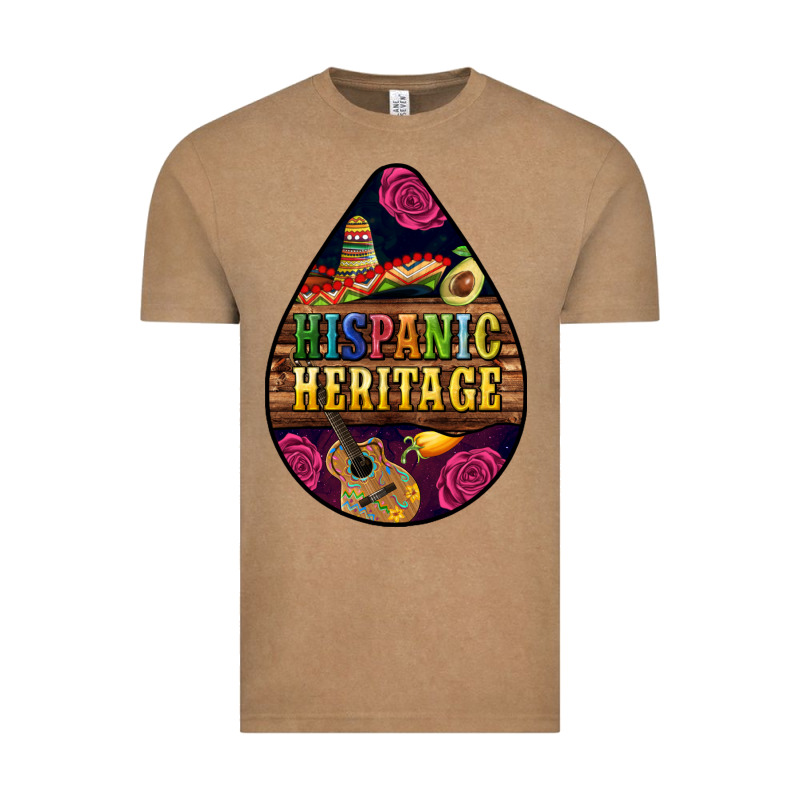 Teardrop Hispanic Heritage Vintage Tee by BundleAndBundleShop | Teevron