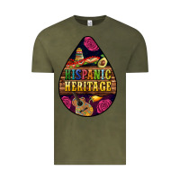 Vintage Olive teardrop Hispanic Heritage Vintage Tee - BundleAndBundleShop