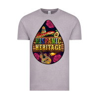 Vintage Zinc teardrop Hispanic Heritage Vintage Tee - BundleAndBundleShop