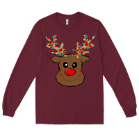 Burgundy Rudolph Long Sleeve Tee - Bettercallsaul