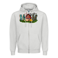 Dove Grey Barn Mom Mother's Day Zipper Hoodie - CowGirlArtShop