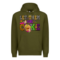 Army Green let them eat cake olivia Premium Hoodie - OliviaCreatesArt