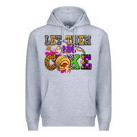 Heather Grey let them eat cake olivia Premium Hoodie - OliviaCreatesArt