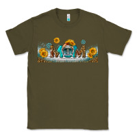 Army Green american football mom libbey glass Classic Tee - BundleAndBundleShop