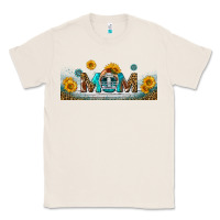 Natural american football mom libbey glass Classic Tee - BundleAndBundleShop