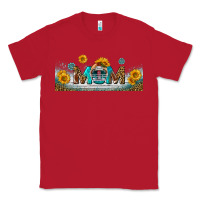 Red american football mom libbey glass Classic Tee - BundleAndBundleShop