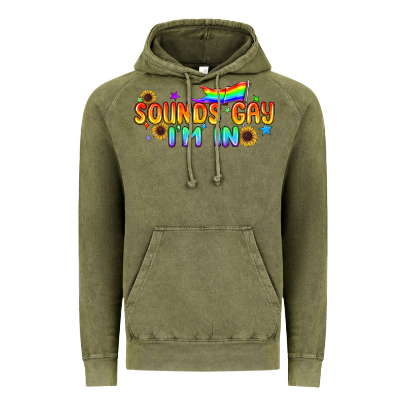 Sounds Gay I'm In Pride Lgbtq Vintage Hoodie by BundleAndBundleShop | Teevron